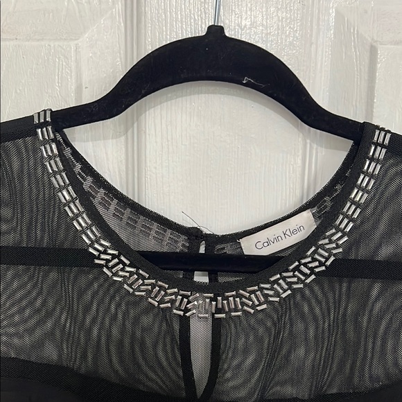 Calvin Klein Black Sleeveless Bodycon Mini Dress - Picture 4 of 8